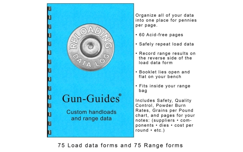 Gun-Guides Reloading data log